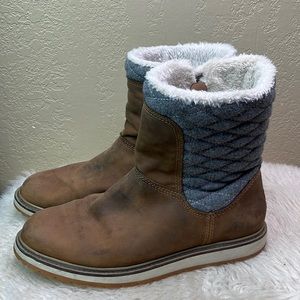 Helly Hansen Brown and Gray Winter Boots